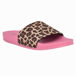 Nine West Sandbar Flat Slippers Bruin/Roze Nederland | JGP-906847